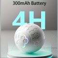 Smart Rechargeable LED Pet Ball – Automatic Bouncing Rolling Interactive Toy with RGB Lights. 