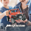 Technical Expert Diy Off-Road Sports Car Model Building Blocks Static Jeep Vehicle Children's Education Toys Boys Birthday Gifts. 