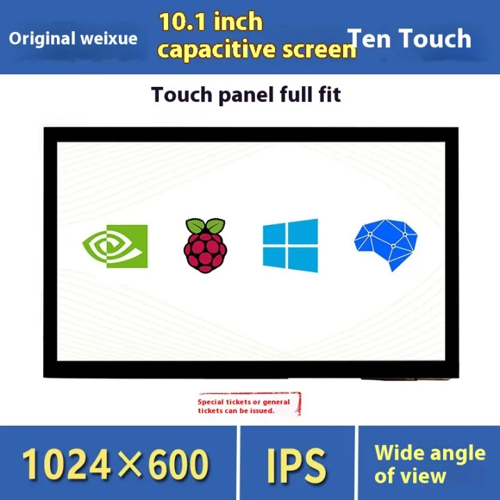 Microscreen Raspberry Pi Micro Snow Raspberry Pi 5 Display 10.1-inch Capacitive Touch Screen IPS ...
