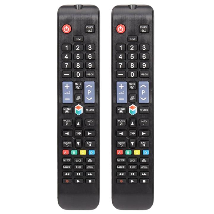 2X Guality For SAMSUNG AA59-00594A Smart TV 3D Remote Control AA59-00581A AA59-00582A AA59-00638A