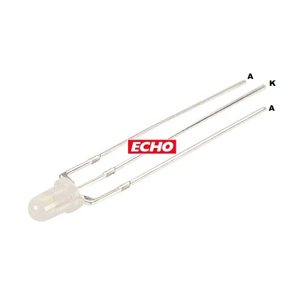 10pcs%20-%203mm%20LED%20Bi%20Color%20Common%20Cathode%203%20Pin%20Green%20/%20Orange%20For%20LED%20TV%20Power%20indicator%20-%20Image%203