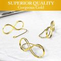 Table Number Holder Stands 12 Pack - Wedding Seating Labels Placecard Clips Photo Picture Cards Display Stand Gold. 