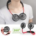4th Generation 2000MAH Rechargeable neck Fan with light // Kitchen Fan // Sports Fan. 