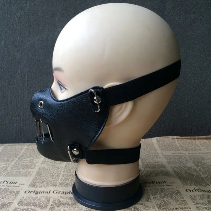 Punk%20leather%20mask%20Hannibal%20nightclub%20performance%20rivet%20mask%20personality%20motorcycle%20rock%20non-mainstream%20mask%20man%20-%20Image%202