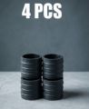Rubber Round Chair Leg Caps 1 Inch with Felt Floor Protectors | Anti-Slip Furniture Feet Covers | Table & Chair Leg Pads | Durable Floor Protection Cups | Furniture Leveling Foot Caps Set (4/8/20/40/80/100 PCS).