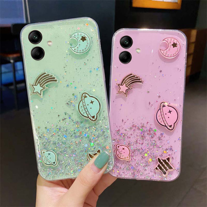 New%20Phone%20Case%20For%20Samsung%20Galaxy%20A05%20Cover%20Shiny%20Ring%20Covers%20Glitter%20Soft%20Transparent%20Space%20Planet%20Stars%20Moon%20Girls%20For%20Galaxy%20A05%20Case%20-%20Image%2010