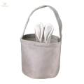 Easter Rabbit Tote Bag Shopping Baskets Home Decor Easter Gift Soft Fabric Easter Bunny Bag.