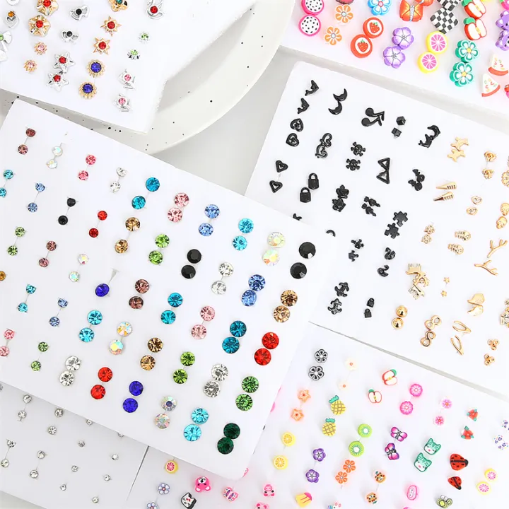 50%20Pairs%20Korean%20Fashion%20Earrings%20Mixed%20Styles%20Pearls%20Colorful%20Rhinestone%20Flower%20Fruits%20Animal%20Plastic%20Stud%20Earring%20Set%20For%20Girls%20Piercing%20Metal%20Ladies%20Jewelry%20Gifts%20-%20Image%207
