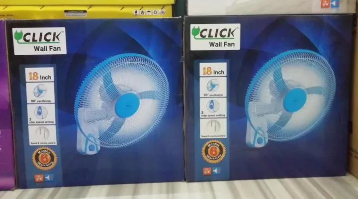 CLICK%20Wall%20Fan%2018"%20Blue%2090%20Degree%20Oscillation%20-%20Image%205