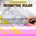 Multifunctional Geometric Ruler Geometric Drawing Template Measuring Tool Diy Drawing Rulers For Student School Линейка Шко I4r6.