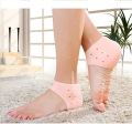Silicone Gel Heel Pad Socks For Heel Swelling Pain Relief, Dry Hard Cracked Heels Repair Cream Foot Care Ankle Support Cushion - For Men And Women ( 2 pcs). 