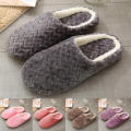 Plush Women indoor slippers Cozy Slient Warm Plush warmer home female slipper Soft Flat Autumn winter house flat floor shoes for Home Bedroom Indoor Winter Women. 