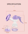 2 in 1 Breast Pump and Bottle Manual Breast Portable Breast feeding Milk Pump. 