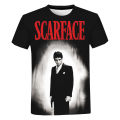 Scarface Tony Montana 3D print T-shirt hot movie Harajuku streetwear cool T shirt men women fashion casual personality tops tees. 