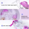 Adjustable Suction Silicone Hand Pump, Small Portable Milk Catcher Baby Feeding Pumps & Accessories.