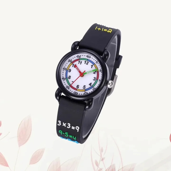 Kids%203D%20Watch%20Cartoon%20Waterproof%20Wrist%20Watch%20Creative%20Quartz%20Watch%20Kids%20Accessories%20Black%20-%20Image%202
