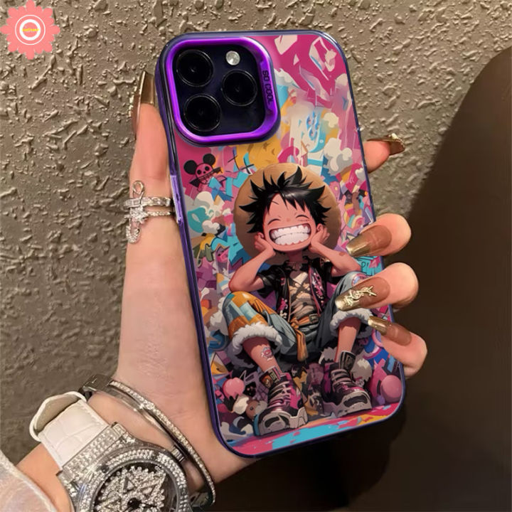 Cartoon%20Luxury%20Plated%20Metal%20Lens%20Case%20Compatible%20for%20IPhone%207Plus%2011%2013%2014%2015%2012%20Pro%20Max%20XR%207%208%2015%2014%20Plus%20X%20XS%20Max%20SE%202020%20Trend%20Brand%20Happy%20Cool%20Cartoon%20Luffy%20One%20Piece%20Soft%20Case%20-%20Image%203