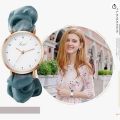 OIDEA Women Elastic Band Wristwatch: Scrunchies Band Stretch Watches Quartz Analog Easy Reader Watches for Women Ladies. 