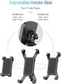 Bike Phone Mount Anti Shake and Stable Cradle Clamp with 360° Rotation Bicycle Phone Mount/Bike Accessories/Bike Phone Holder -Black. 