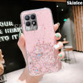 Phone case Realme Narzo 50 Back cover Full Stars Moon Starry Sky Transparent Bling Sequins Soft Back cover for Realme Narzo 50 cases. 