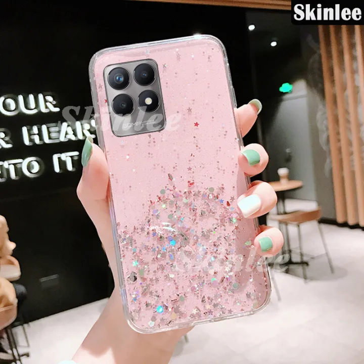 Phone%20case%20Realme%20Narzo%2050%20Back%20cover%20Full%20Stars%20Moon%20Starry%20Sky%20Transparent%20Bling%20Sequins%20Soft%20Back%20cover%20for%20Realme%20Narzo%2050%20cases%20-%20Image%203
