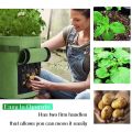 3Pcs Potato Grow Bags,Planter Bags with Flap and Handles,Heavy Duty Fabric Plant Pots for Tomato,Carrot, Fruits, Flower. 