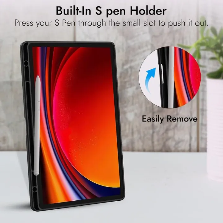 Premium%20Cover%20for%20Samsung%20Tab%20S7%2011%20inch/Tab%20S8%2011%20inch/Tab%20S9%20Cover%20Case%2011%20inch,%20Flip%20Case%20Cover%20with%20%5BS%20Pen%20Holder%5D%20for%20Samsung%20Galaxy%20Tab%20S9%20Tablet/Tab%20S8/Tab%20S7%20Tablet%20Cover%20%5BAuto%20Sleep%20Wake%5D-Black/Navy%20Blue%20-%20Image%209