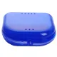 1 Pcs Tooth Retainer Box Brace Container Mouthguard Guard Denture Storage Case Cleaner. 