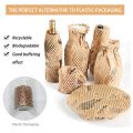 （New）Honeycomb Packag Paper Cuhioning Kraft Paper Wrap Roll 11.8 Inch x 65 feet Eco-Friendly Honeycomb Protective Wrap. 