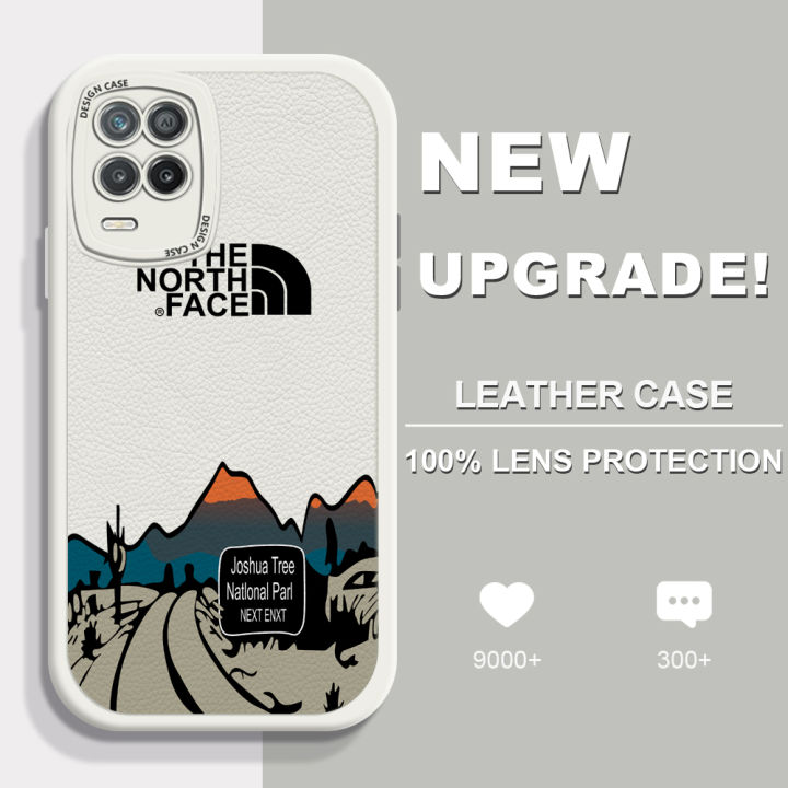 For%20Realme%208%205G%20Slim%20Skin%20Feeling%20Cartoon%20Simple%20Scenery%20Leather%20Back%20Casing%20Soft%20Silicone%20PU%20Leather%20Cover%20Phone%20Case%20-%20Image%202