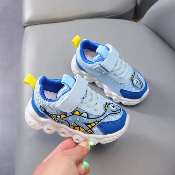 Zapatillas%20LED%20Kid%20Cartoon%20Dinosaur%20Boy%20Casual%20Sneaker%20Boy%20Kid%20Shoe%20Girl%20Mesh%20Breathable%20Shoe%20Baby%20Illuminated%20Shoe%20Tennis%20Shoes%20-%20Image%203