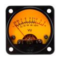 Yfashion 45mm Big Vu Meter Stereo Amplifier d Backlight Power Meter Level Indicator Adjustable With Driver specification:Yellow background. 