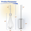 1 Set Hand Mixer Beaters Attachments for Replacement Beach Mixer Parts Hand Mixers 62682RZ 62692 64699 62695V.