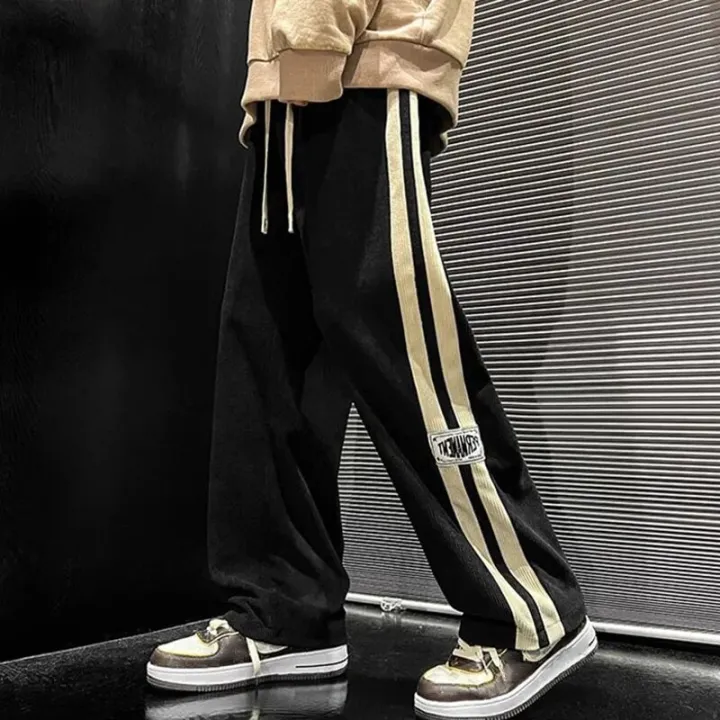 2024%20Men%20Side%20Striped%20Corduroy%20Baggy%20Pants%20Men%20Streetwear%20Korean%20Fashion%20Casual%20Hip%20Hop%20Vintage%20Cargo%20Pants%20Loose%20Trousers%20-%20Image%204