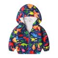 Children Jackets Autumn Spring Kids Outerwear Coats Cute Dinosaur Cartoon Jackets For Boys Baby Boys Girls Windbreaker 1-7T. 