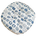 Cotton and linen round chair cushion simple futon thickened tatami flooring office home sitting cushion chair cushion. 
