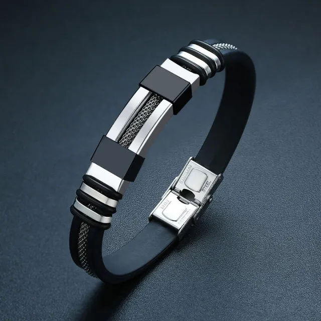 Fashion%20Stainless%20Steel%20Bracelet%20Men%20Wrist%20Band%20Adjustable%20Black%20Link%20Punk%20Hiphop%20Wristband%20Stylish%20Casual%20Bangle%20Gift%20-%20Image%203