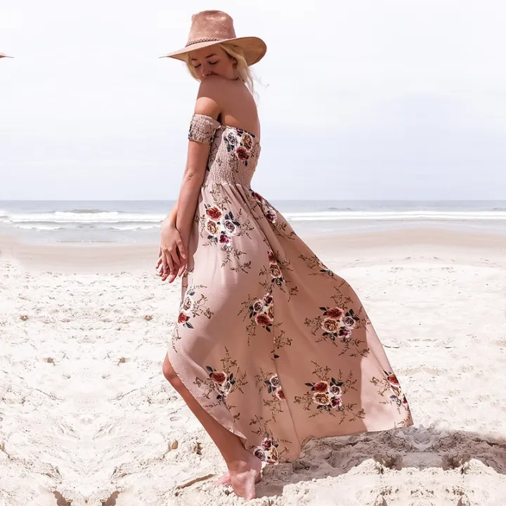 Women%20Off%20Shoulder%20Floral%20Print%20Boho%20Dress%20Women%20Beach%20Summer%20Dresses%20Ladies%20Strapless%20Long%20Maxi%20Dress%20Vestidos%20Female%20XS-5XL%20-%20Image%205