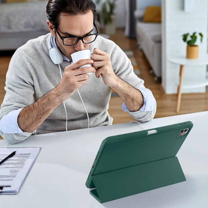 New%20Compatible%20with%20iPad%20Pro%2011%20Inch%20Case%20(M4,%205th%20Gen%202024)%20with%20Pencil%20Holder,%20Smart%20Cover%20with%20Protective%20Trifold%20Stand%20&%20Soft%20TPU%20Back,%20Auto%20Wake/Sleep,%20Support%20Pencil%20Pro,%20Black%20-%20Dark%20Blue%20-%20Green%20-%20Image%2010