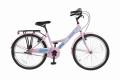 Duranta Steel 1-Spd Angellena Ladies 24" Pink Bicycle With Basket. 