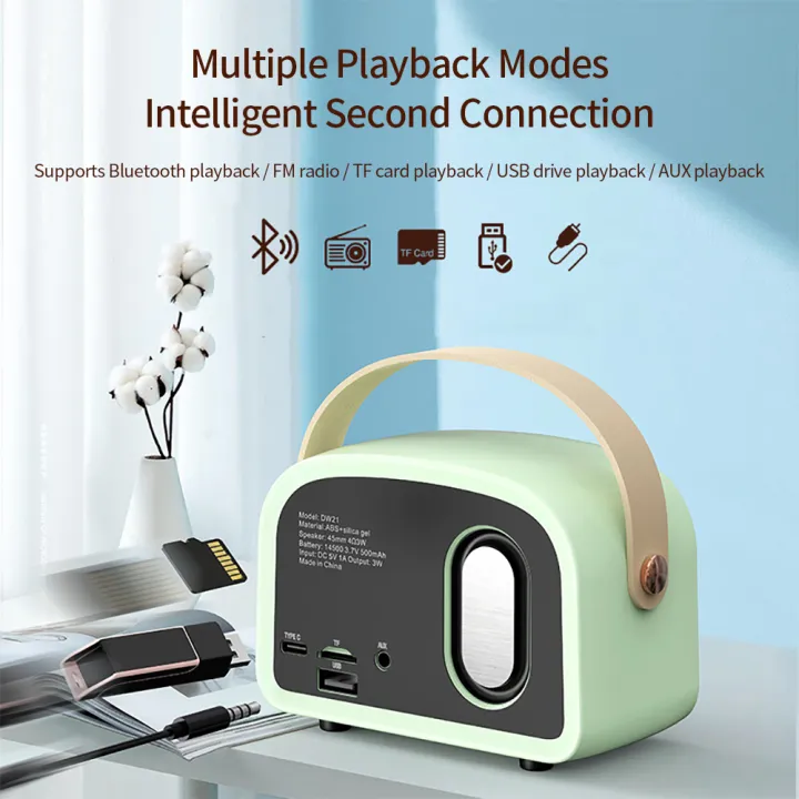 Mini%20Retro%20Bluetooth%20Speaker%20Cute%20Speaker%20with%20FM%20Radio%20Portable%20Wireless%20Speaker%20with%20TWS%20Music%20Player%20Hifi%20Stereo%20TF%20USB%20-%20Image%204
