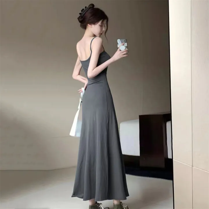 Spaghetti%20Strap%20Dresses%20Women%20Retro%20Slim%20Simple%20Daily%20A-line%20Maxi%20Dress%20-%20Image%206