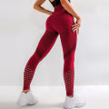 High Waist Fitness Gym Leggings Women Seamless Energy Tights Workout Running Activewear Yoga Pants Hollow Sport Trainning Wear.