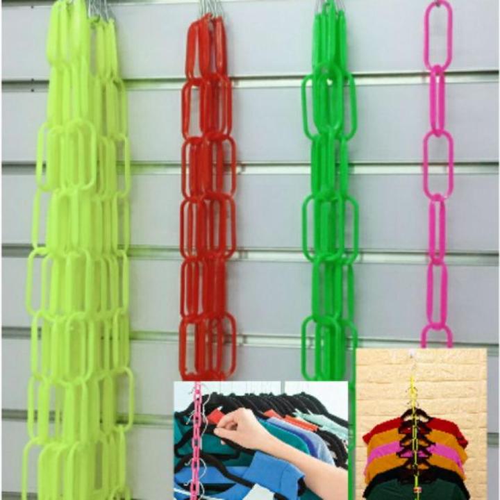 Plastic Display Chain Hook Clothes Organizer Hanger Market Stall Shop ...