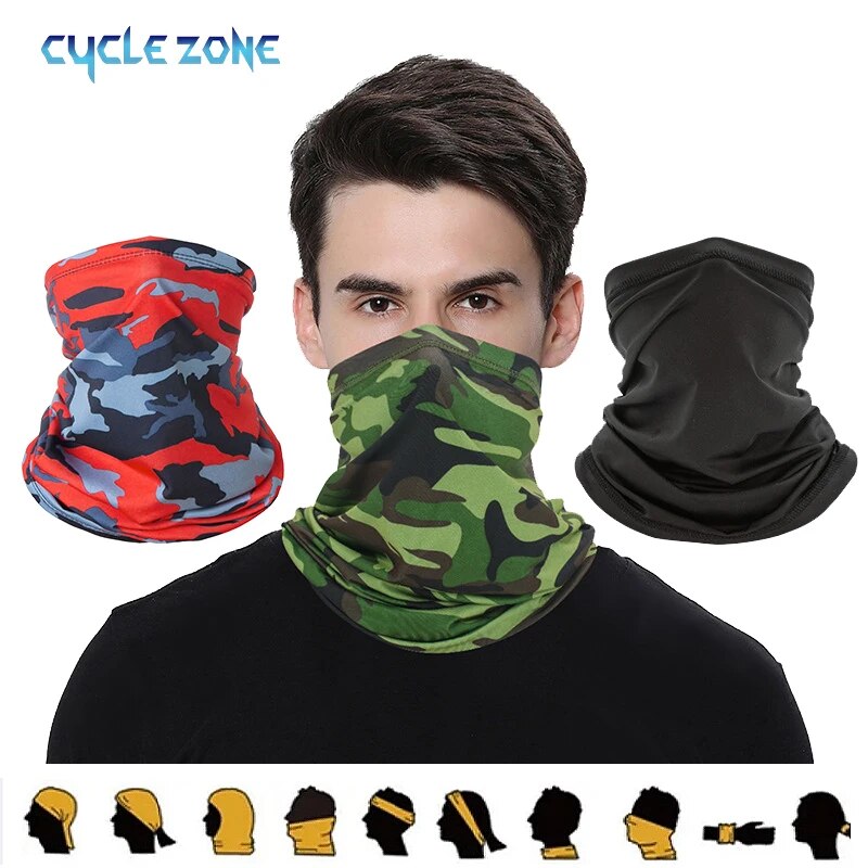 【Limited edition】 Ourdoor Cycling Riding Scarf Motorcycle Men Women Neck Cover Sports Fishing Bandana Headwear Turban