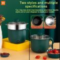 Electric Cooking Pot Multifunctional Nonstick Household Cooking Pot 1-2 Person Single/Double Layer Hot Pot Electric Rice Cooker Machine. 