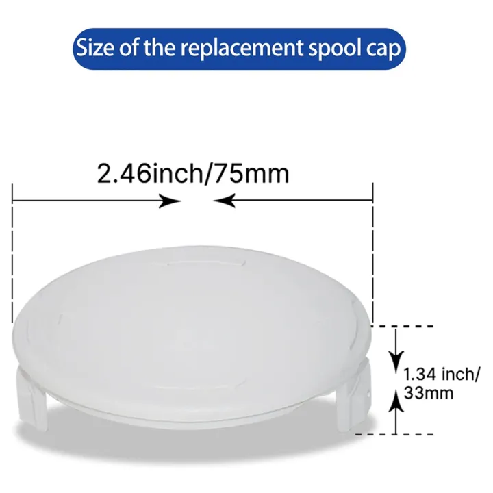 AC14HCA%20Spool%20Cap,%20Replacement%20Spool%20Cap%20for%2018V,%2024V,%2040V%20Cordless%20Trimmers,%20Spool%20Cover%20for%20P2000%20P2005%20P2006%20-%20Image%203