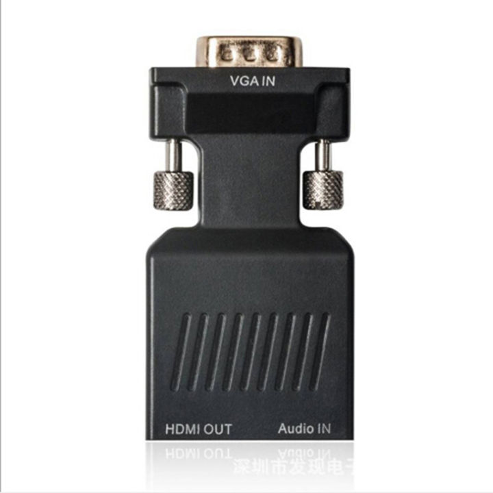 1080P VGA male to HDMI female adapter converter with USB audio cable ...