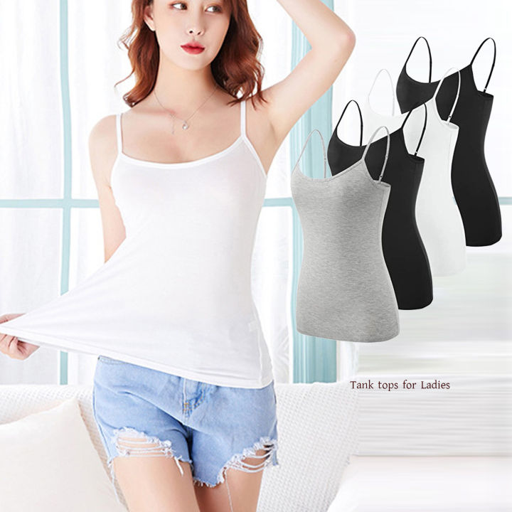 2%20Pack%20Black%20and%20white%20Active%20Basic%20Women's%20Seamless%20Tank%20Top%20Inner%20wear%20camisoles%20-%20Image%203