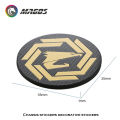 PC Gamer Cabinet Fan Logo Sticker ROG MSI AORUS Corsair Logos, MOD Computer Case Paste Decoration Part, 3Pcs/Bag.